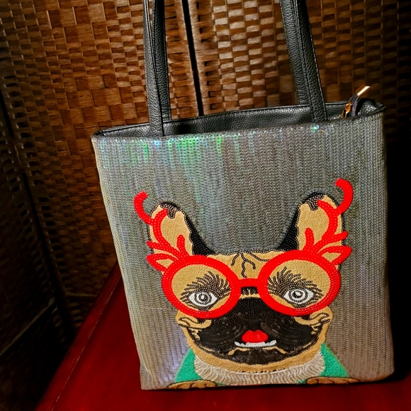 Handbags - Pug Tote Women bag Christmas Bag